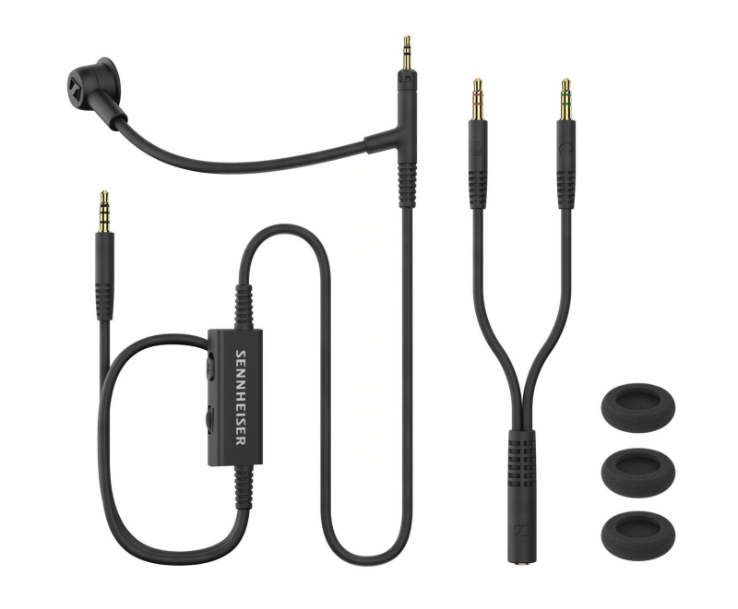 A close-up of a pair of black earbudsAI-generated content may be incorrect.